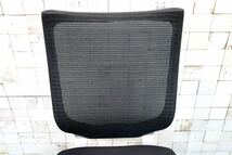 GMGT24D○okamura / オカムラ BARON バロンチェア オフィスチェア 事務椅子 スタンダードメッシュ ブラック 定価約12万_画像3