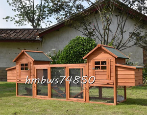  beautiful goods super large chicken small shop . is to small shop house rabbit gorgeous pet holiday house wooden rainproof . corrosion breeding outdoors .. small shop garden cleaning easy to do 