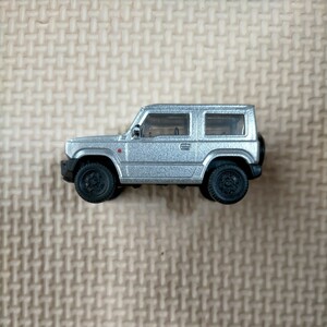 アオシマ 1/64 新型Jimny JB64 色替えver シルキーシルバーメタリック ミニカー ガチャ ジムニー