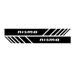 nismo 　ニスモ　ドアミラーステッカー　ブラック（黒）１セット 