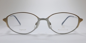 【カラー刻印D】婦人用高級品Exclusiv Titanium　RODENSTOCK-0888 48□15-135 MADE IN GERMANY　ばね丁番仕様　 普通郵便 ラスト1本