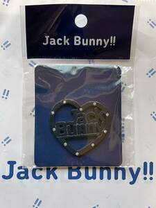 送料無料ジャックバニーbyパーリーゲイツROUND BIGマーカーハート型Jack Bunny型抜きキラキラ装飾付メタリックBlack unisex(お買得)新品