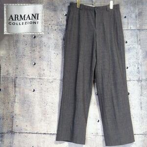 ARMANI COLLEZIONI アルマーニコレツォーニ ウールスラックス パンツ スーツ ボトムス ストレートパンツ