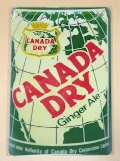 【 CANADA DRY ③ 】☆☆ レトロ ☆ ブリキ看板 ☆