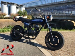 プリティー HONDA エイプ50 APE ショート管 黒 PRETTY管 マフラー