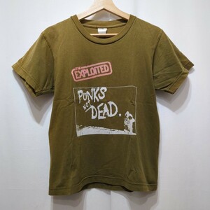 【送料370円】90年代 ヴィンテージ エクスプロイテッド EXPLOITED Tシャツ メンズ M相当 半袖 バンド バンT パンク