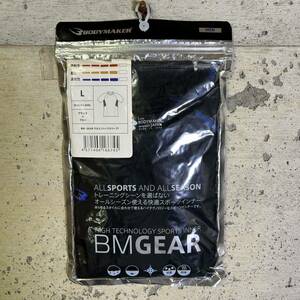 B0039 【新品未使用】 BODYMAKER ボディメーカー BMGEAR トレーニングシャツ Lサイズ ハーフスリーブ Ｔシャツ 速乾 吸汗 スポーツインナー