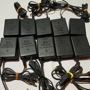 SONY PSP original charger 1500ma AC adaptor 10 piece set postage 210 jpy 