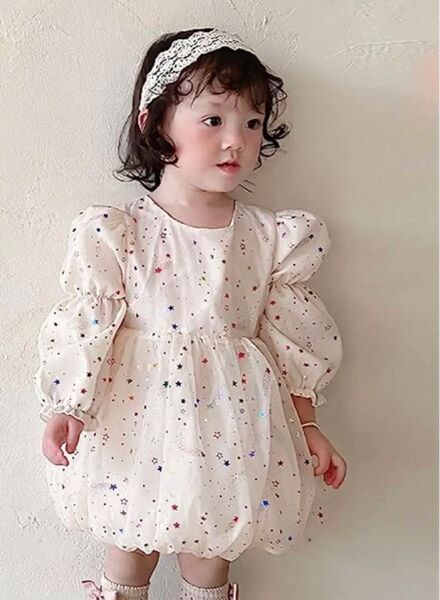 ベビー服 女の子 ドレス チュールドレス 結婚式 フォーマル 100センチ