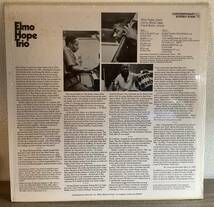 【送料込】【1971 US Reissue】Elmo Hope Trio - With Jimmy Bond & Frank Butler LP Stereo Remastered_画像2