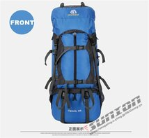 バックパック メンズ レディース 防水 軽量 スポーツ 登山 ザック 登山用 リュックサック 大型リュック 多機能 撥水 旅行 軽_画像8