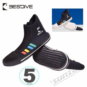  wet suit man and woman use diving boots 5mm is ikatto zipper boots marine shoes Diving Wetsuits