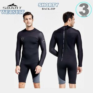  wet suit men's swimsuit springs diving suit shorty -2mm long sleeve swimwear marine sport 