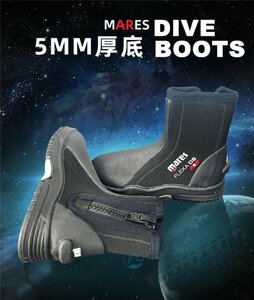  wet suit man and woman use diving boots 5mm is ikatto zipper boots marine shoes Diving Wetsuits