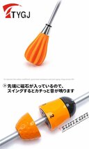 スイングトレーナー ゴルフ 飛距離アップ スイング矯正器具 スイングチェック トレーニング器具 チェックスティック_画像8