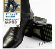 乗馬用品 乗馬ブーツ 合成皮革 ブーツ ショットブーツブラック 馬具タウンユースブーツ 乗馬用 乗馬靴 男女兼用ジュニア_画像5