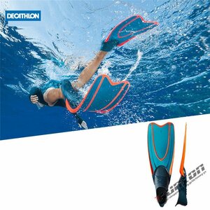  diving fins snorkel fins pair .. strap fins slip prevention for adult Kids element ..