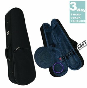 VIOLIN CASE バイオリンケース 楽器 管楽器 600Dオックスフォード 軽量 防撥水 ケース 三角型 3WAY リュック