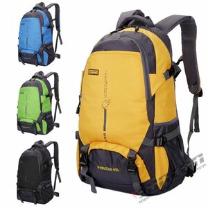 バックパック メンズ レディース 防水 軽量 スポーツ 登山 ザック 登山用 リュックサック 45L 多機能 撥水 旅行 軽い 防