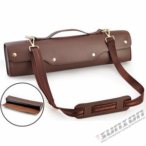  flute case cover musical instruments wind instruments flute C tube for H tube for case cover Brown handbag shoulder 