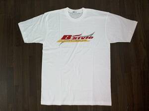 ☆新品・未使用★ブリヂストン★ビースタイル【BRIDGESTON★B'STYLE】プリント半袖シャツ 白