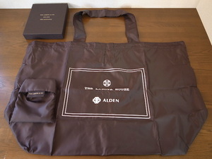 ★非売品 LAKOTA HOUSE ラコタ ALDEN オールデン 折りたたみ式トート型 エコバック マイバッグ 茶色 新品 未使用 ノベルティ 55cm×37cm