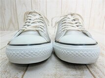 CONVERSE/コンバース：ALL STAR LO レザー オールスター ローカット シルバー 1S409 サイズ27cm 中古/USED_画像5