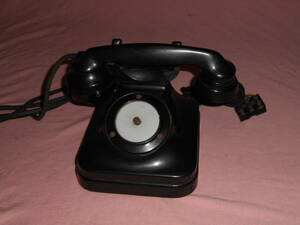  telephone vessel 2# dial none * black * retro #USED