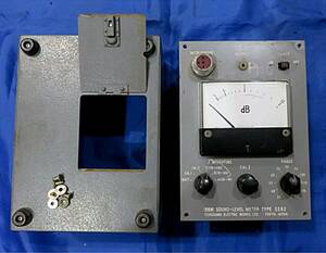 YEW横河電機YOKOGAWAサウンドレベルdB音圧計オーディオ計測器 大型アナログメーターDC200μA直流電流計 TAMURAタムラ製作所MC昇圧トランス