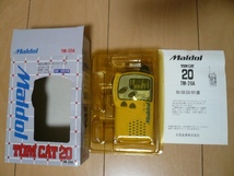 未使用! 2個セット! Maldol マルドル 特定小電力トランシーバー TM-20A イエロー　TOM CAT 20_画像8