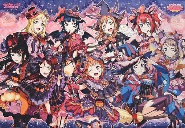 ラブライブ!サンシャイン!! スクフェス感謝祭 ハロウィン Aqours タペストリー