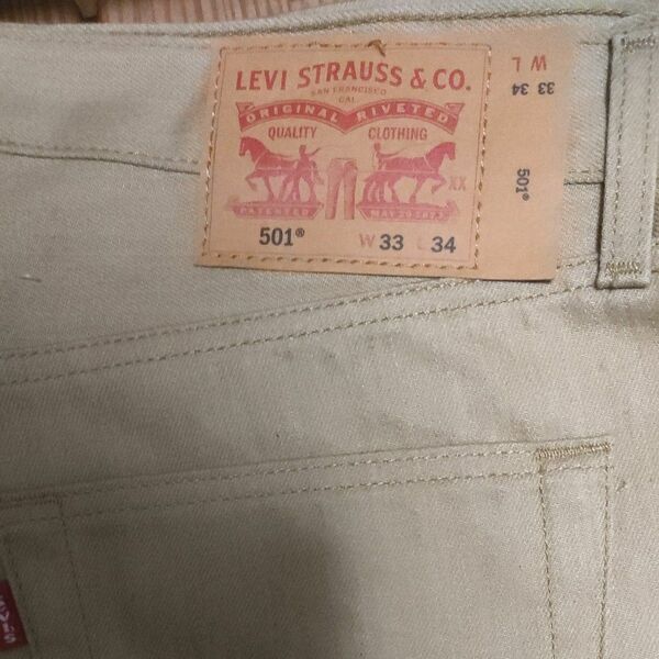 新品　LEVIS 501　リーバイス　ジーンズ　メキシコ製　W33 L34