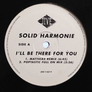 12inchレコード　SOLID HARMONIE / I'LL BE THERE FOR YOU