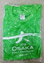 新品未使用★2016 大阪ハーフマラソン 選手限定Tシャツ フリーサイズ★送料185円_画像1