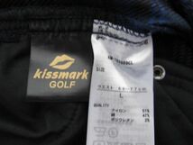 【極美品】KISS MARK キスマーク GOLF ゴルフ レディース ショートパンツ ハーフパンツ チェック柄 混黒 Lサイズ ■L27220SSA24-230812-50_画像6