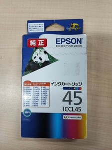 ( A,6030 )EPSON エプソン 純正 インクカートリッジ パンダ ICCL45 カラー4色一体型　期限切れ