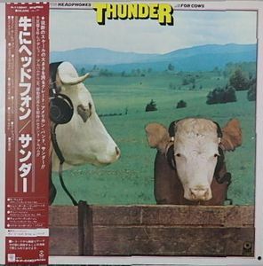 サンダー　牛にヘッドフォン　中古洋楽LPレコード