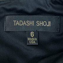 【HM H-9】 中古　TADASHI SHOJI/タダシ ショージ　ドレープチュールガウン　ロングワンピース　6　AKH1673L　ブラック_画像4