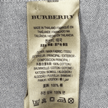 【YU-118】 中古　BURBERRY/バーバリー　カッターシャツ　ワイシャツ　長袖　チェック ワンポイント　綿100％　ブルー　メンズ L_画像5