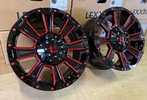 【LEXXEL DeathRock】タイヤホイールセット 16インチ　200系ハイエース レジアスエース ヨコハマ ジオランダーX-AT 215/70R16_画像3