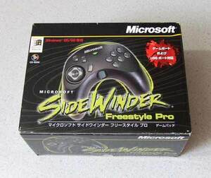 Microsoft SideWinder Freestyle Pro フリースタイル プロ ゲームパッド USB変換ケーブル付き