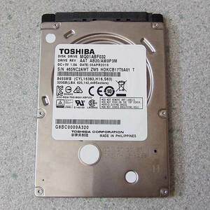 内蔵SATA 2.5インチHDD 東芝 MQ01ABF032 7mm厚 320GB