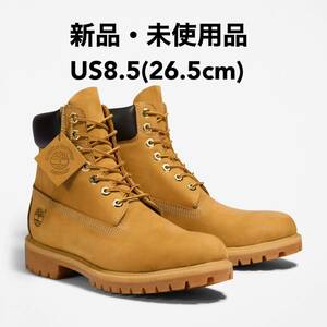 Timberland Timberland 6inch premium boots 6 -inch premium boots yellow men's men's boots US8.5