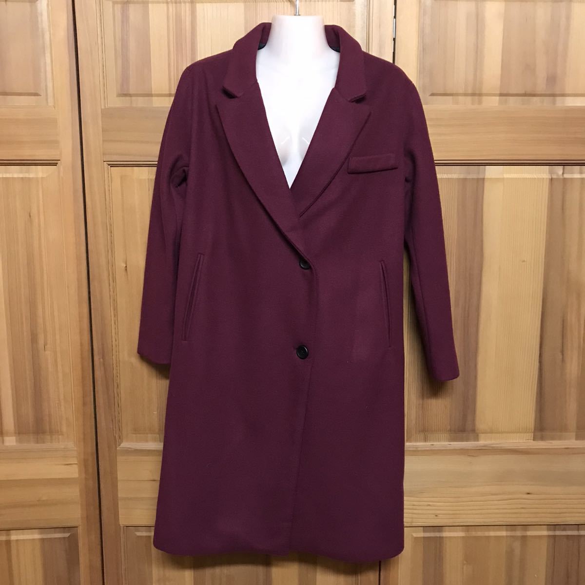 2023年最新】ヤフオク! -コート ワインレッドの中古品・新品・未使用品一覧