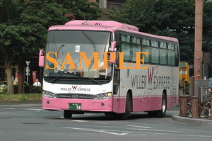 D-15A【バス写真】Ｌ版１枚　ウィラーエクスプレス　大宇車