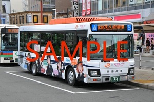 D[ bus photograph ]L version 6 sheets Tokai bus JR Tokai Rav Live! sunshine!! collaboration wrapping car Numazu 