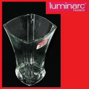 ゆうパック.80サイズ送料記載済み　luminarc リュミナルク ガラスの花瓶 luminarc フラン製　花瓶？ワイン入れ？（赤枠.樂多我）