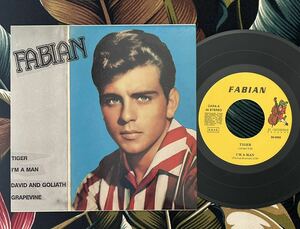 Fabian 新品 7ep Tiger / I'm A Man / David And Goliath / Grapevine オールディーズ ロカビリー Oldies