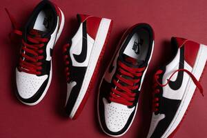 国内正規品 26cm US8 AIR JORDAN 1 LOW OG BLACK TOE NIKE ブラックトゥ つま黒 ナイキ ジョーダン1 ロー