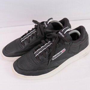 REEBOK CLASSICS Club C 85 RT 27.5cm/リーボック クラシック クラブ C 85 RT スニーカー 黒 ブラック 白 中古 古着 メンズ et1710